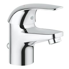   GROHE EuroEco egykaros mosdócsaptelep húzórudas leeresztőgarnitúrával