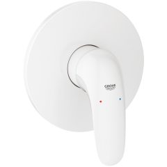   GROHE Eurostyle egykaros 1 funkciós falsík mögötti zuhany vezérlő, teli foganytús, fehér (SMARTBOX - 35 600 000-hoz)