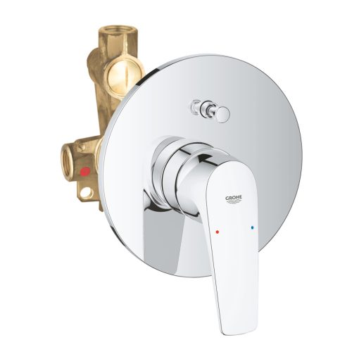 GROHE BauFlow falba épített egykaros zuhany csaptelep, komplett