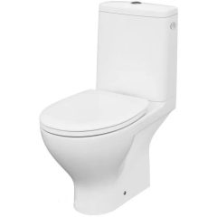   CERSANIT MODUO PEREM NÉLKÜLI, MONO WC, (HÁTSÓ KIFOLYÁSÚ, OLDALSÓ BEKÖTÉS) + LECSAPÓDÁSGÁTLÓS, DUROPLAST, KÖNNYEN LEVEHETŐ ÜLŐKE
