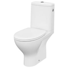   CERSANIT MODUO PEREM NÉLKÜLI, MONO WC (UNIVERZÁLIS KIFOLYÁSÚ, OLDALSÓ BEKÖTÉS, SEMI BACK-TO-WALL KIVITEL) + LECSAPÓDÁSGÁTLÓS, DUROPLAST, KÖNNYEN LEVEHETŐ ÜLŐKE