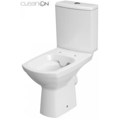   CERSANIT CARINA MÉLYÖBLÍTÉSŰ, PEREM NÉLKÜLI MONO WC (HÁTSÓS KIFOLYÁSÚ, OLDALSÓ BEKÖTÉSŰ) -  WC-ÜLŐKE NÉLKÜL