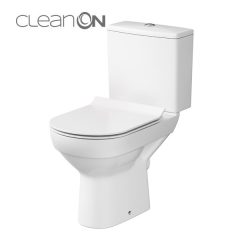   CERSANIT CITY PEREM NÉLKÜLI, MÉLYÖBLÍTÉSŰ, MONO WC (HÁTSÓ KIFOLYÁSÚ, ALSÓ BEKÖTÉS) + LECSAPODÁSGÁTLÓS,  VÉKONYÍTOTT KÖNNYEN LEVEHETŐ ÜLŐKE