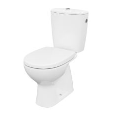   CERSANIT ARTECO PEREM NÉLKÜLI, MÉLYÖBLÍTÉSŰ, MONO WC , (ALSÓ KIFOLYÁSÚ, OLDALSÓ BEKÖTÉS) + LECSAPÓDÁSGÁTLÓS, DUROLPLAST, KÖNNYEN LEVEHETŐ ÜLŐKE