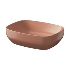   CERSANIT LARGA MATT, TÉGLA VÖRÖS, PULTRA TEHETŐ 50X38-AS SZÖGLETES MOSDÓ