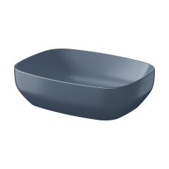   CERSANIT LARGA MATT KÉK, PULTRA TEHETŐ 50X38-AS SZÖGLETES MOSDÓ