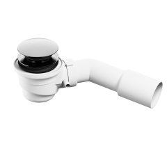   Cersanit szifon szabadon álló kádakhoz (Click-Clack), króm színű leeresztővel